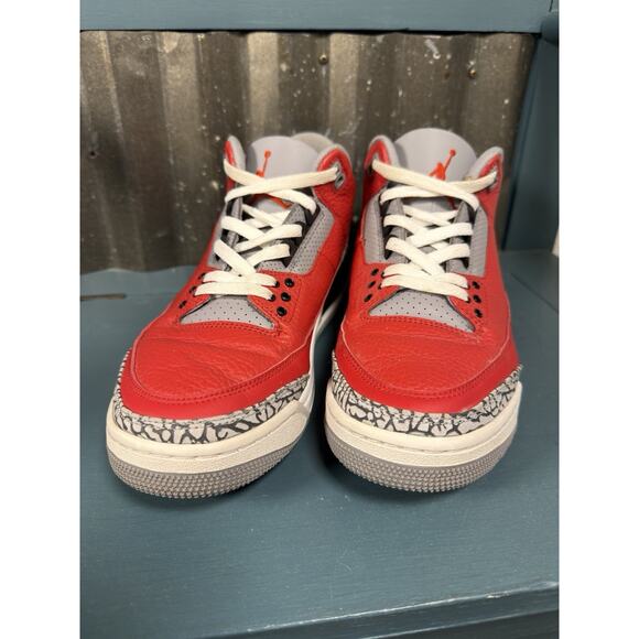 Nike Air Jordan 3 Retro SE Unite Shoes Sneakers Red Cement Men\'s 9.5 main image 5